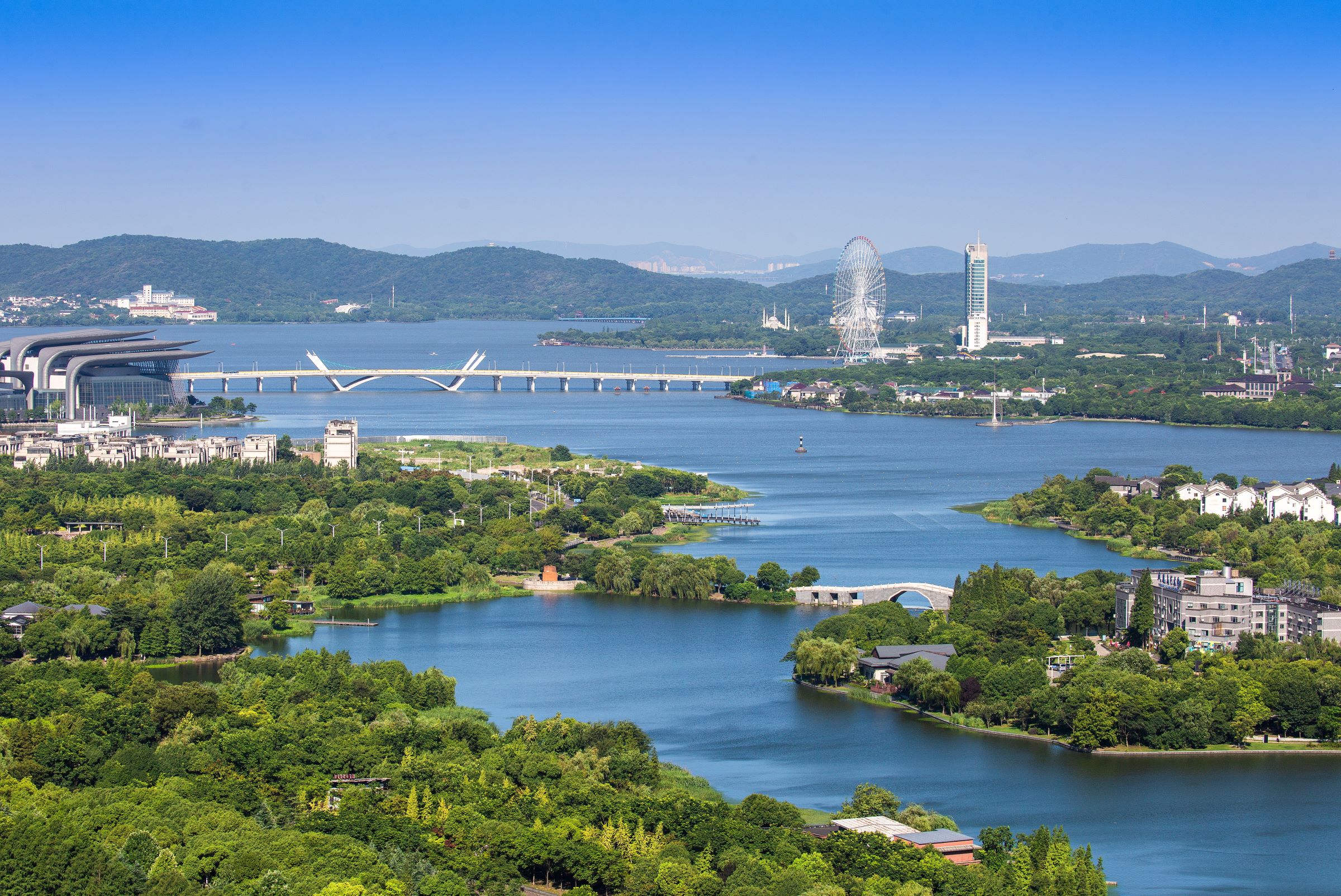 必赢网址【感知太湖胜景】太湖风景名胜区蠡湖景区：山水相依 城融景韵(图2)