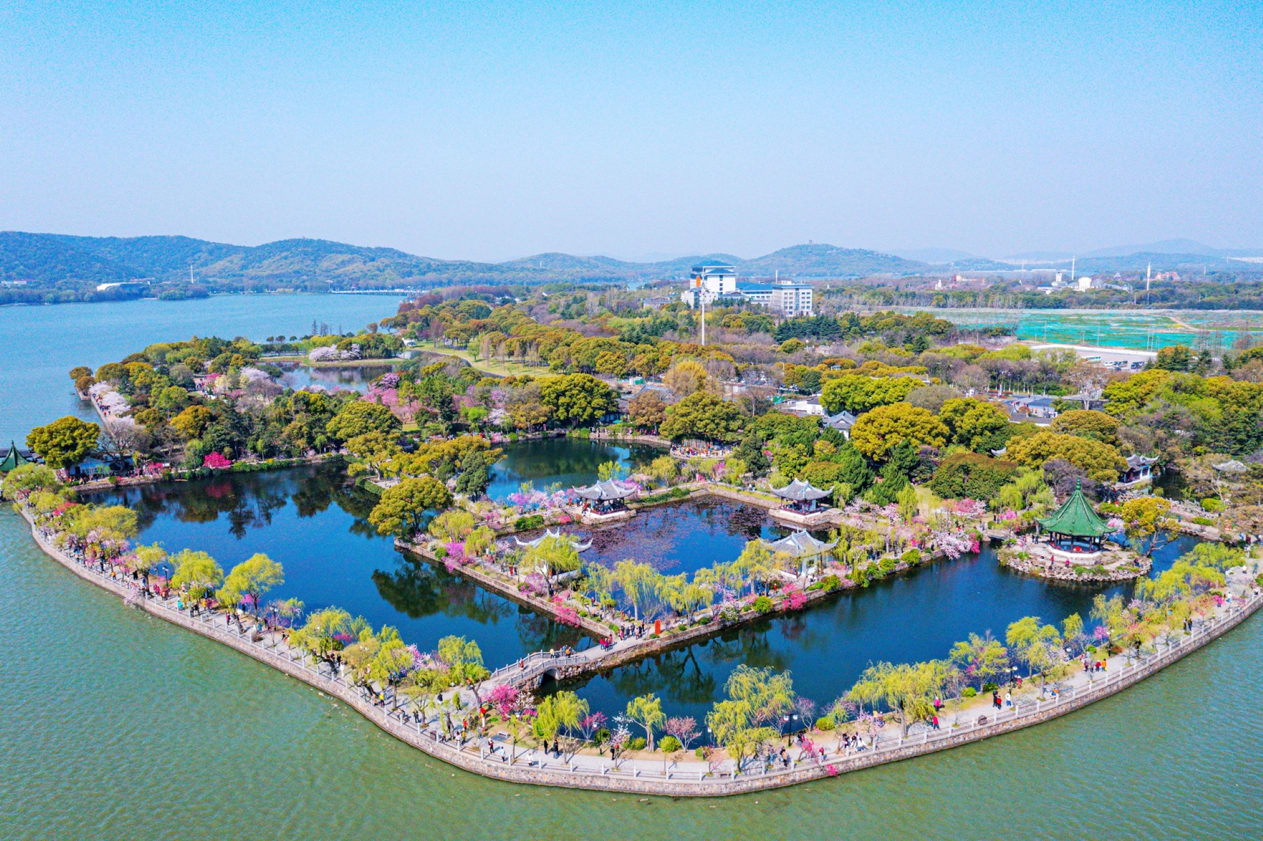 必赢网址【感知太湖胜景】太湖风景名胜区蠡湖景区：山水相依 城融景韵(图3)