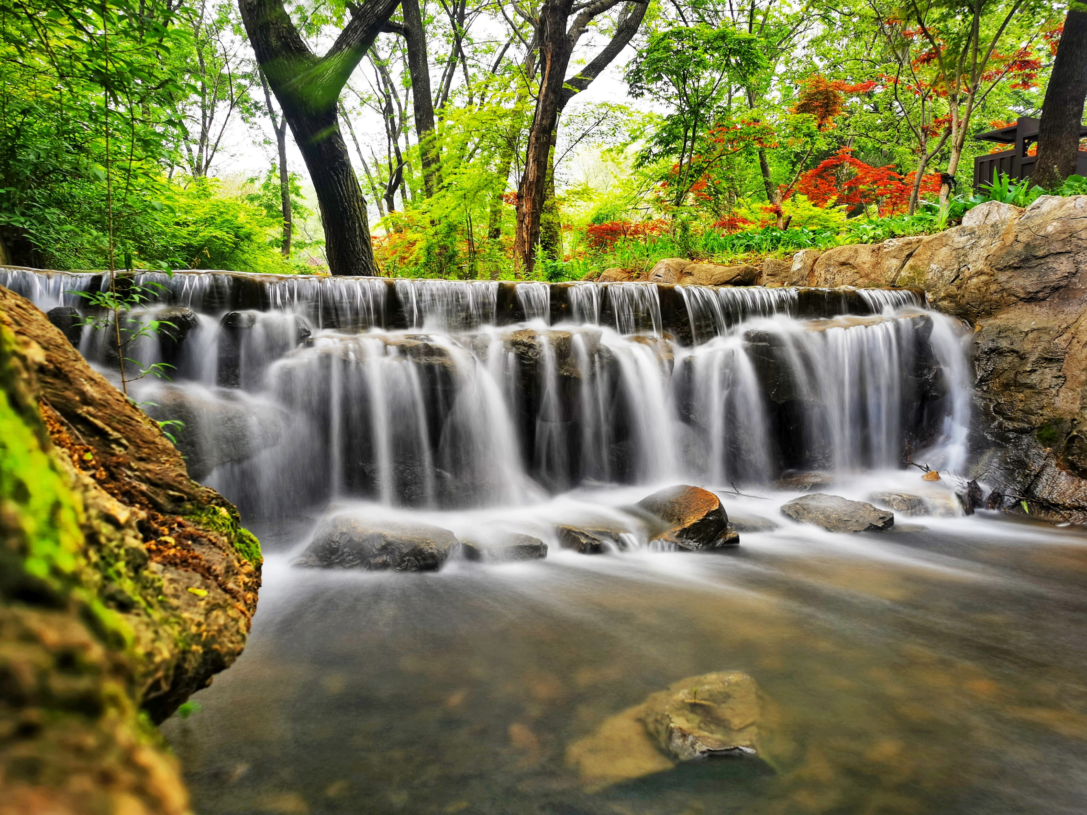 美丽江苏每日一景丨灌云大伊山雨后山涧清泉涌